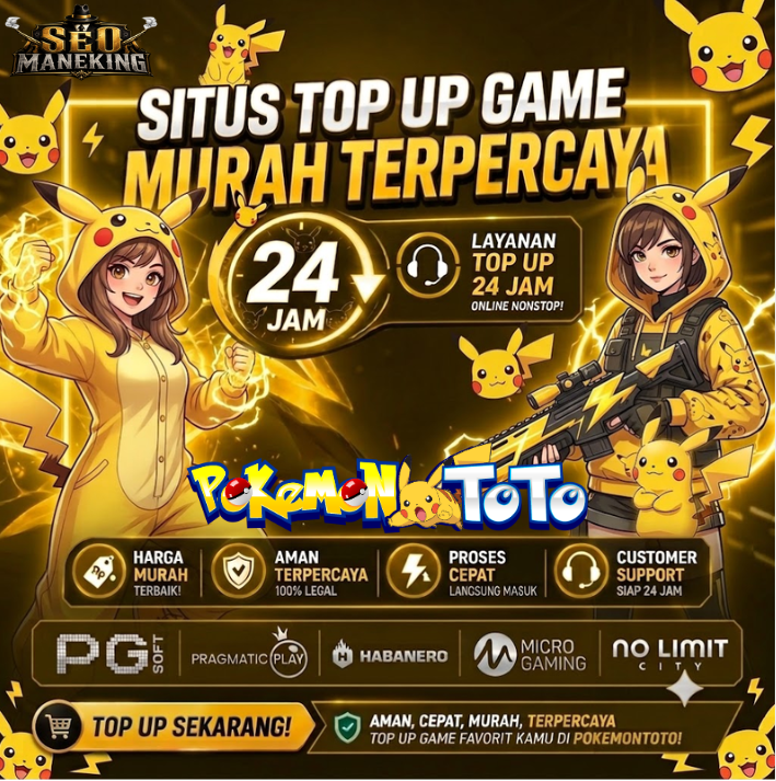 POKEMONTOTO - Platform Top Up Game Murah, Aman dan Terpercaya
